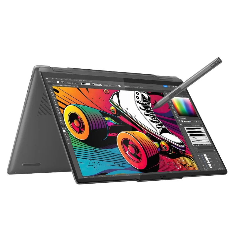 Lenovo Yoga 7 14″ Touchscreen Laptop – Intel Core Ultra 7 155U, 16GB RAM, 1TB SSD, Windows 11 (Grey)