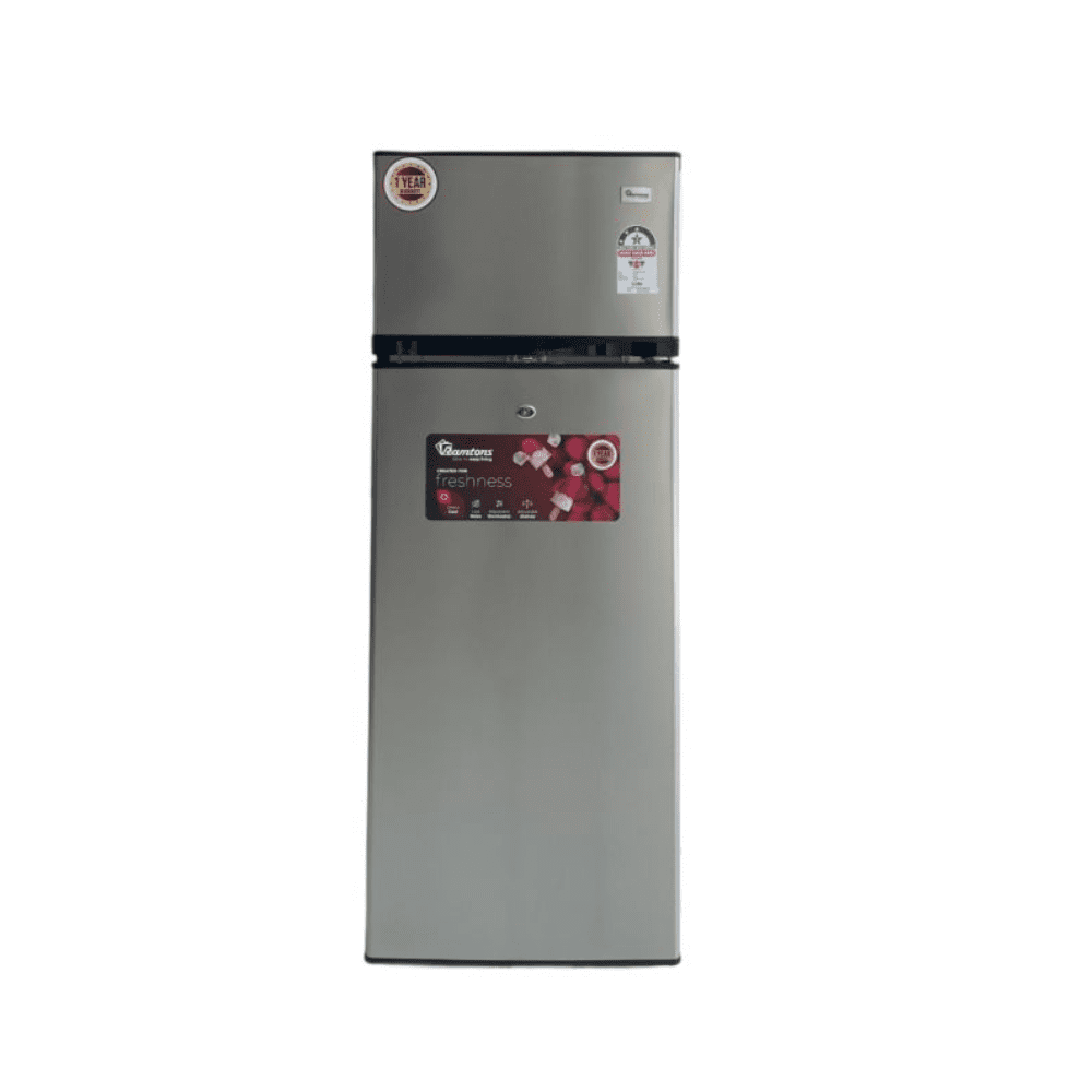 204 LITERS 2 DOOR DIRECT COOL FRIDGE, INOX - RF/345