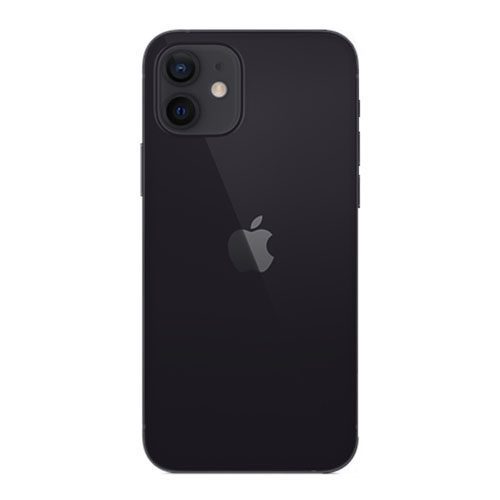 The back of iPhone 12 Black color