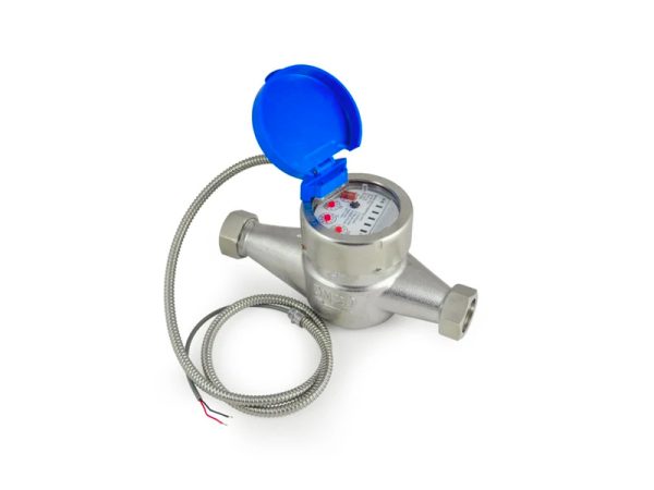 Stainless steel threaded water meter